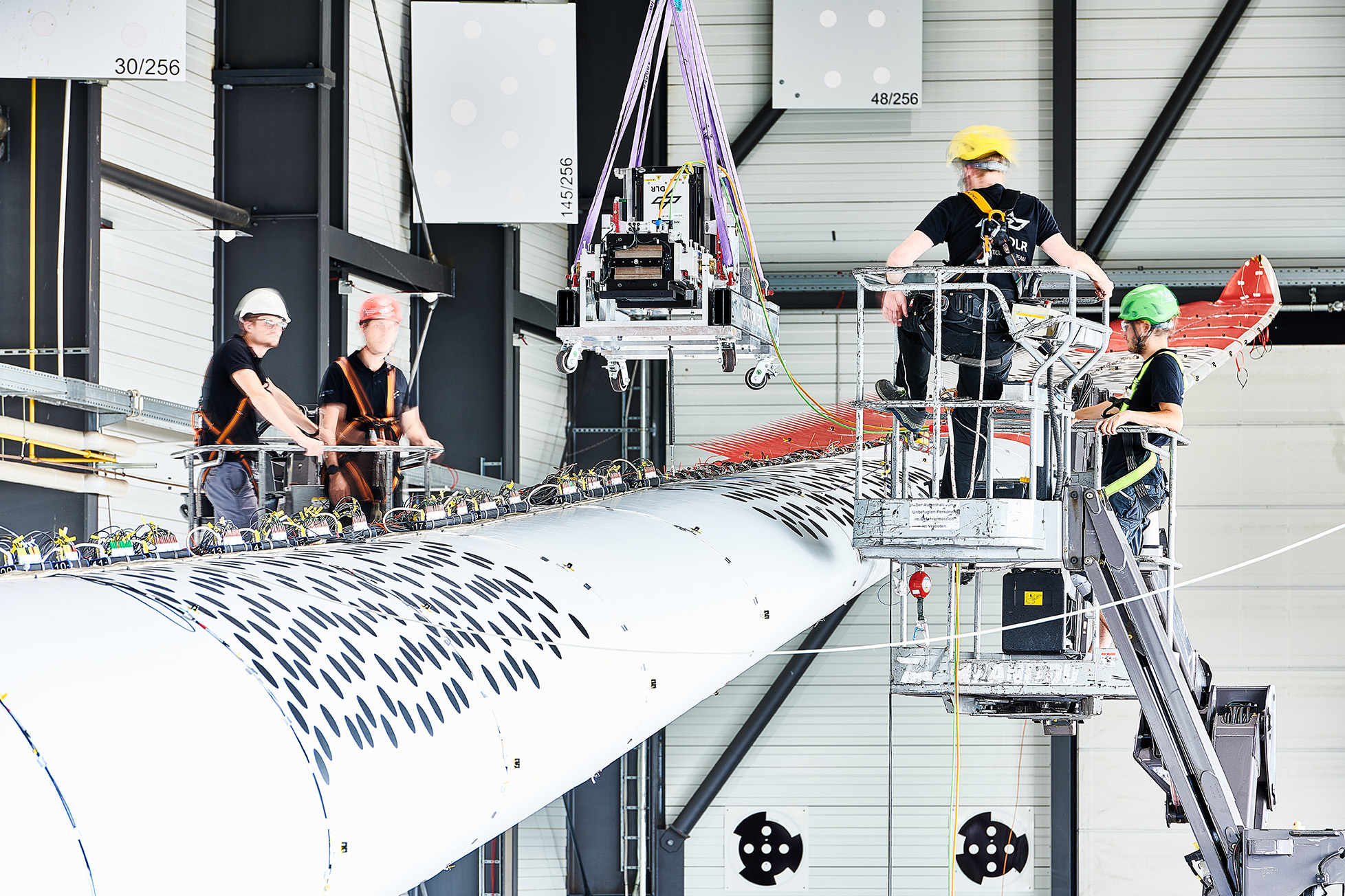 Rotorblatttest in Bremerhaven