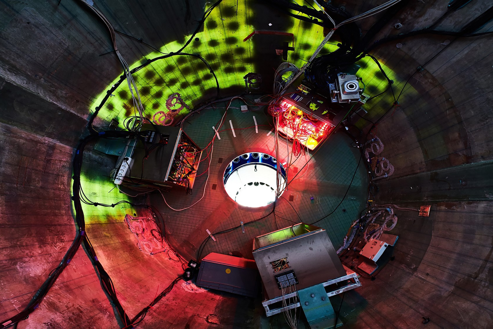 Blick in das Rotorblatt