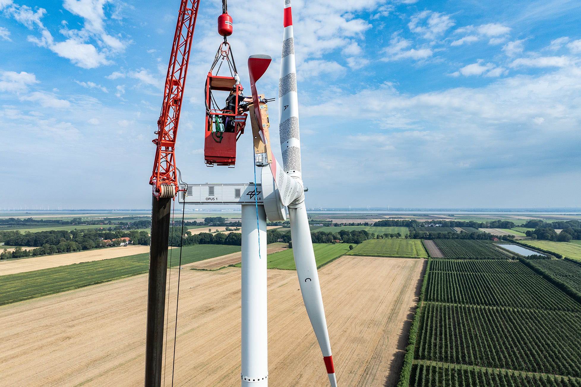 Versuche am Rotorblatt